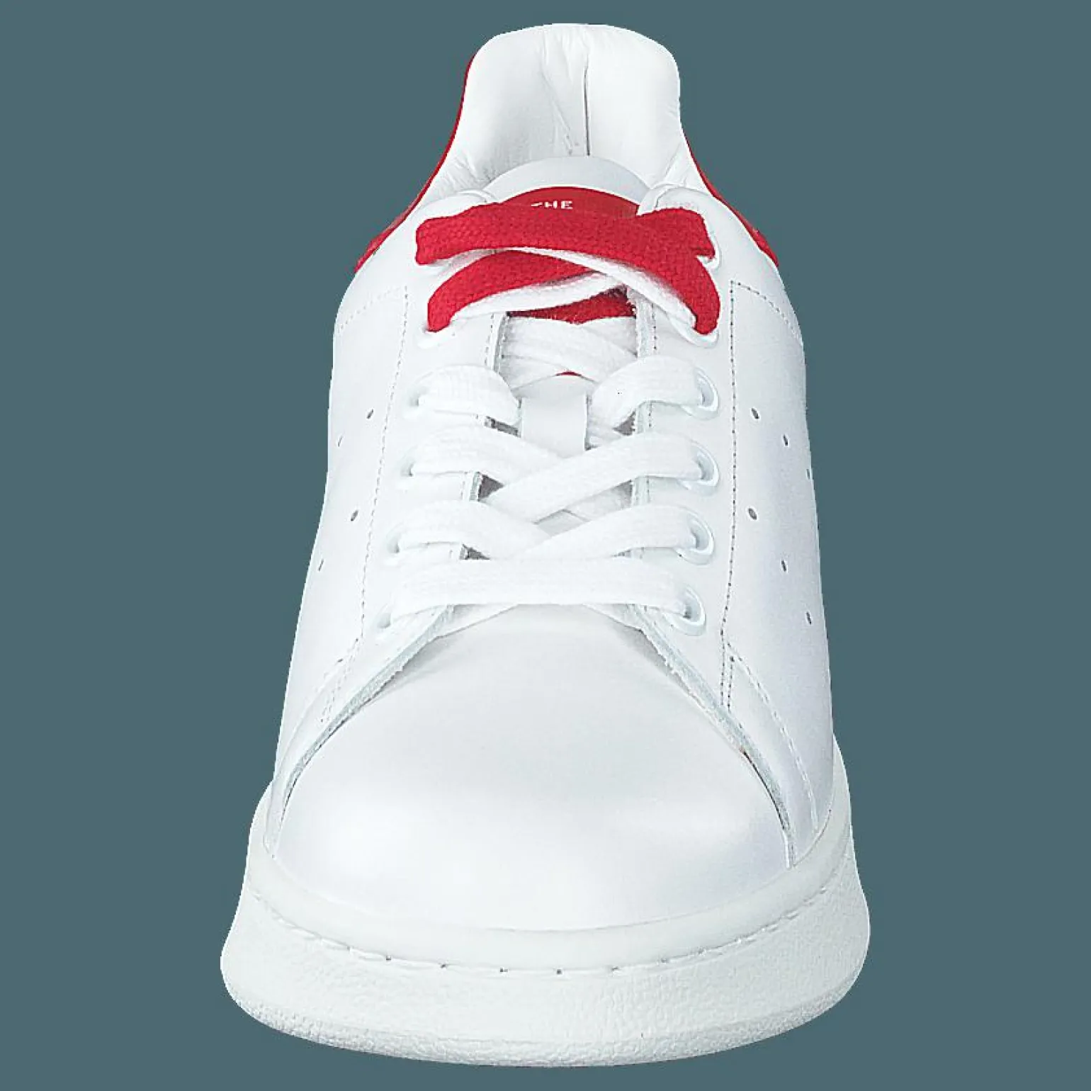 The Tennis Shoe White-red