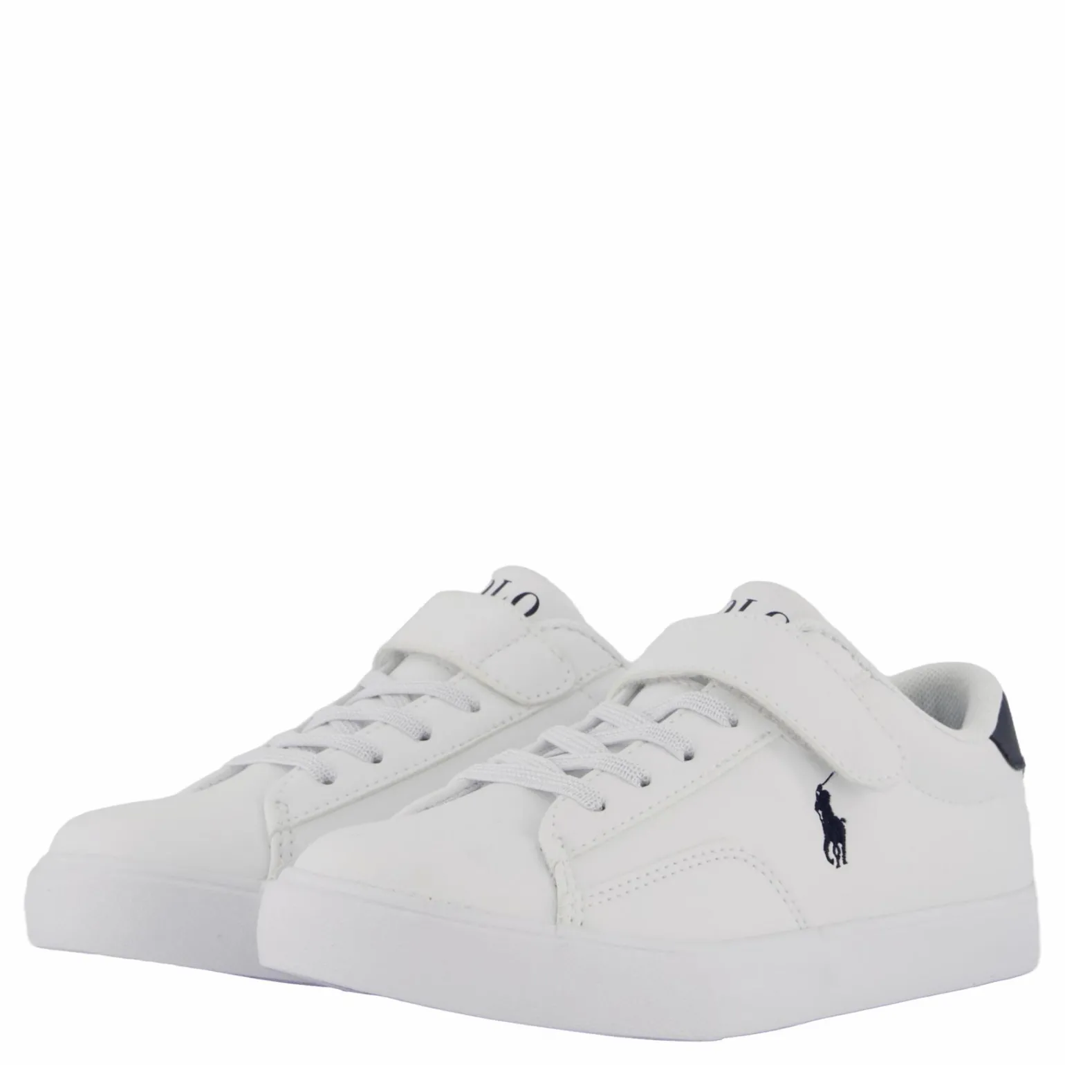 Theron V Ps White Smooth Pu/navy W/ Navy P