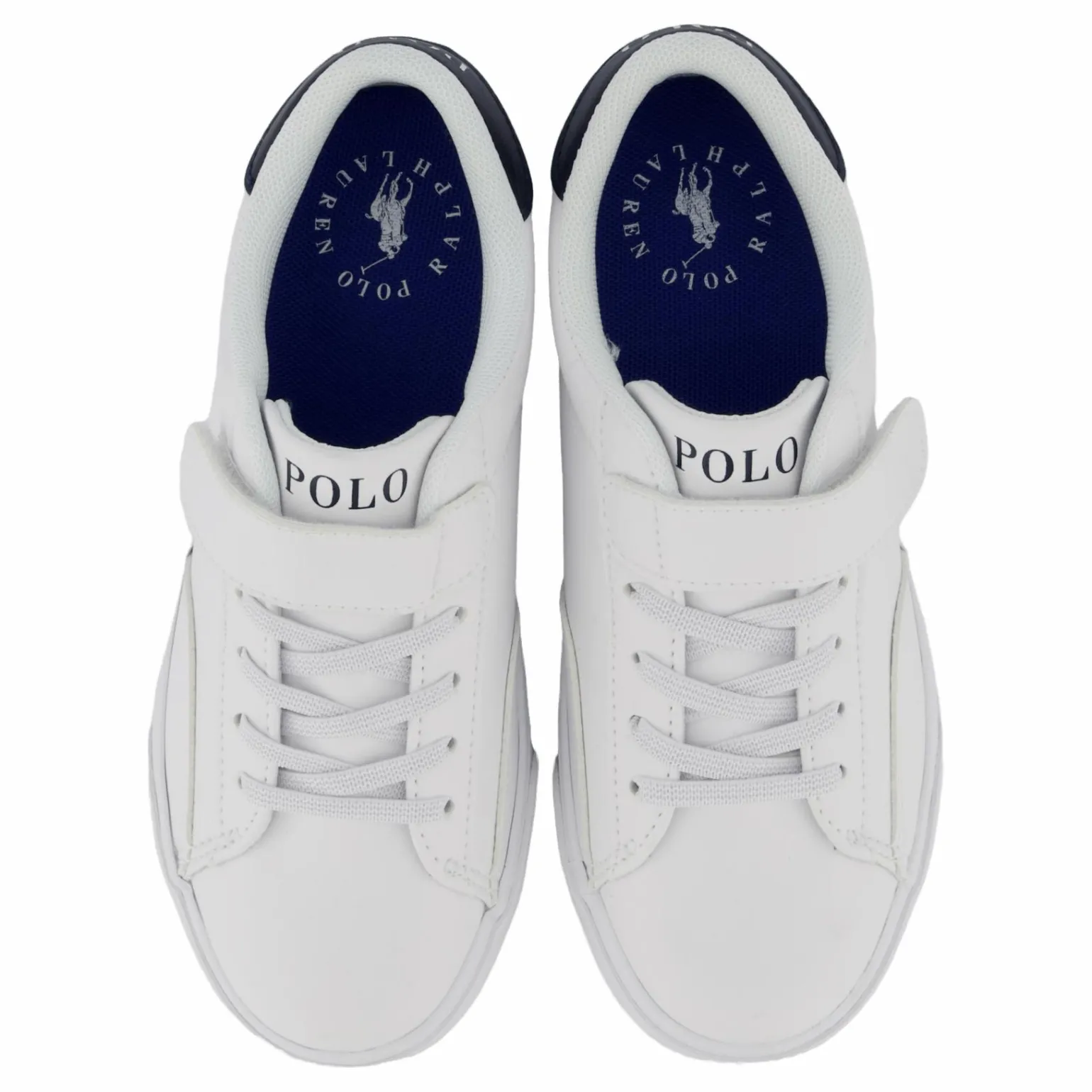 Theron V Ps White Smooth Pu/navy W/ Navy P