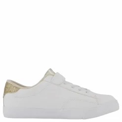 Theron V Ps White Smooth Pu/gold Metallick