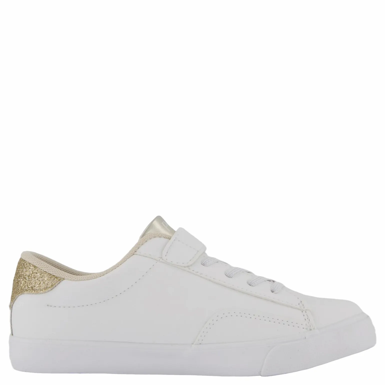 Theron V Ps White Smooth Pu/gold Metallick