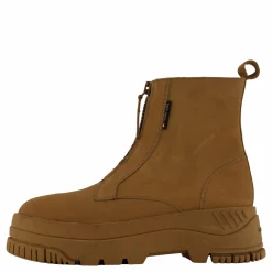 Tjw Zip  Up Flatform Nubuck Bo Light Sepia Brown