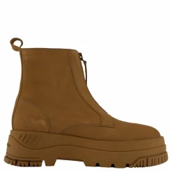 Tjw Zip  Up Flatform Nubuck Bo Light Sepia Brown