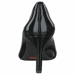 Total Motion 75Mm Pointy Pump Black Patent