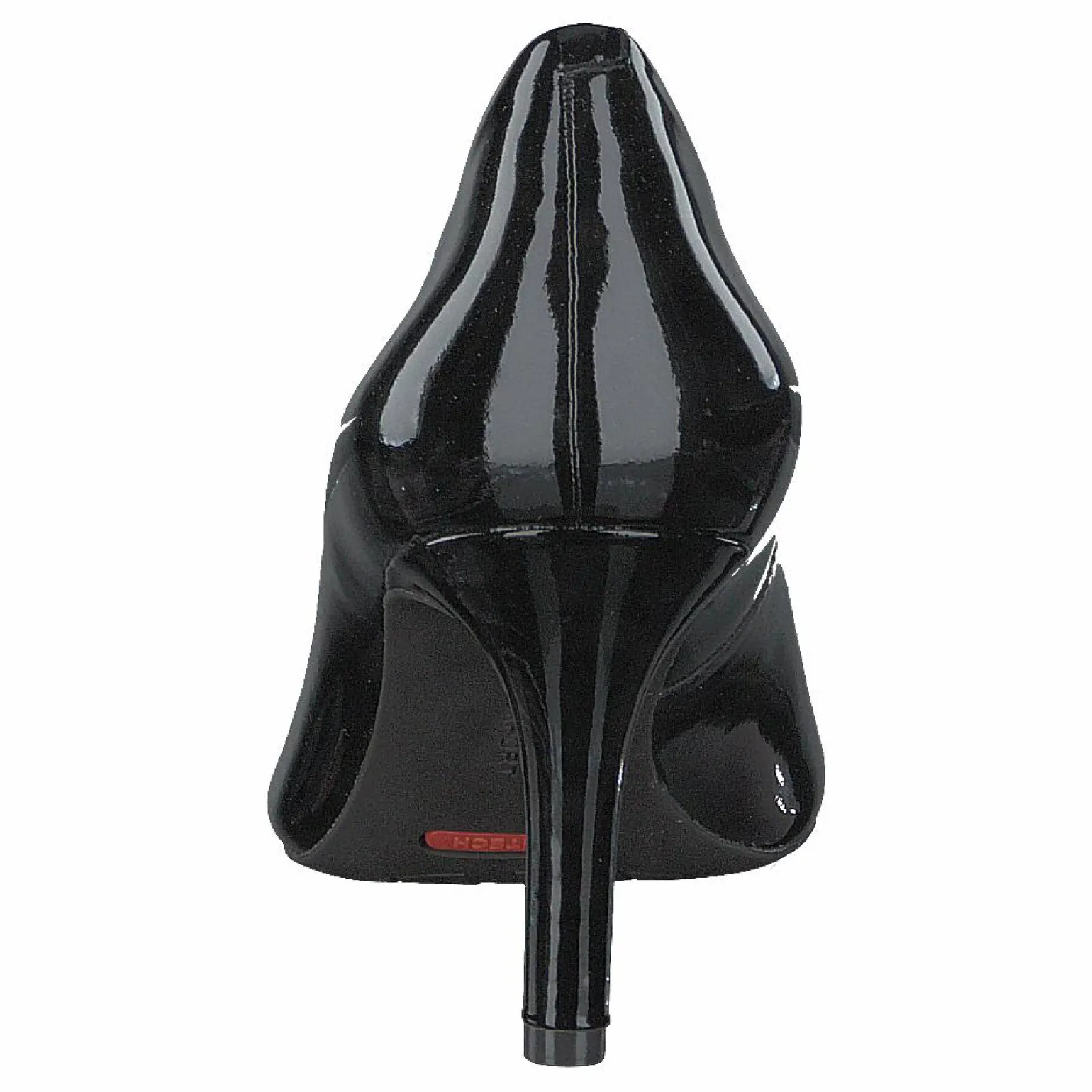 Total Motion 75Mm Pointy Pump Black Patent