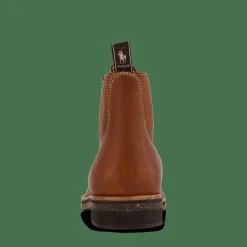 Tumbled Leather Boot Peanut