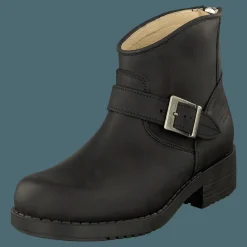 Very Low Boot Zip Back Black/Silver