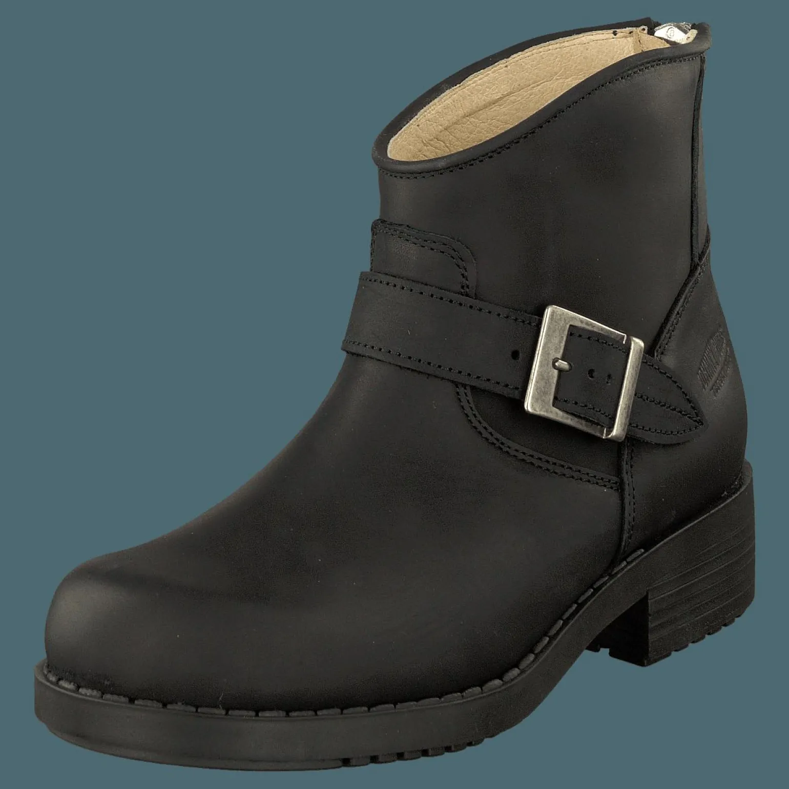 Very Low Boot Zip Back Black/Silver