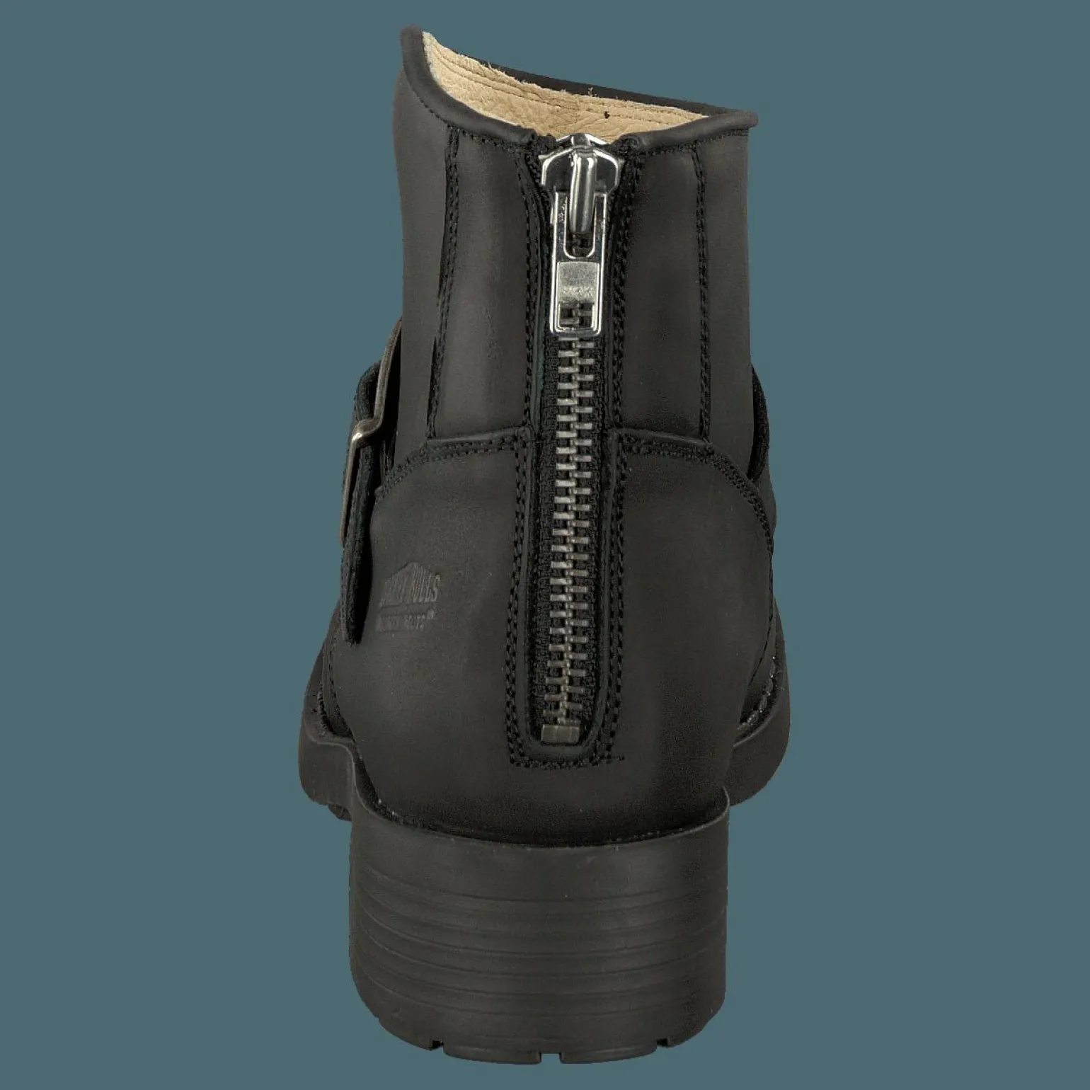 Very Low Boot Zip Back Black/Silver