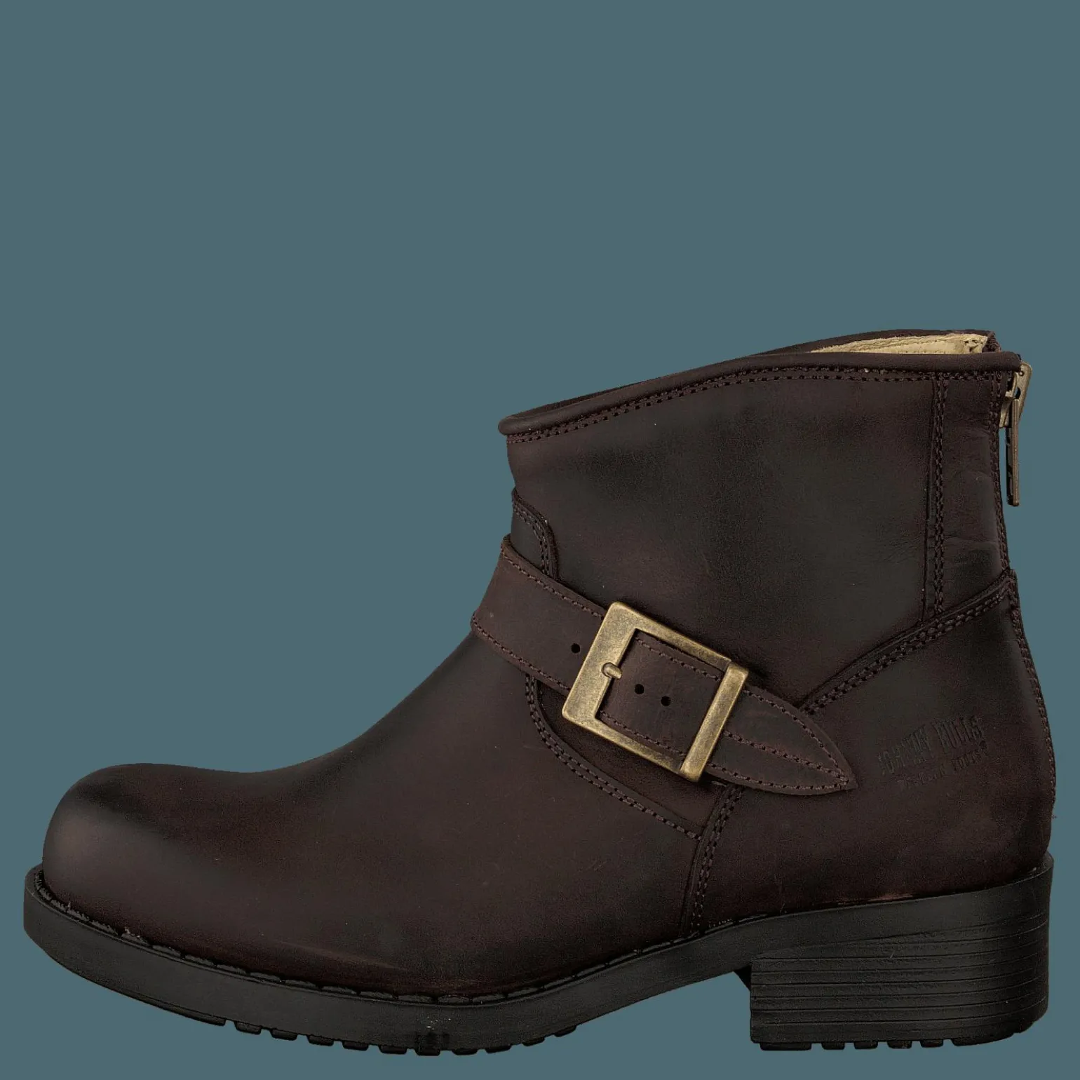 Very Low Boot Zip Back Brown/Gold