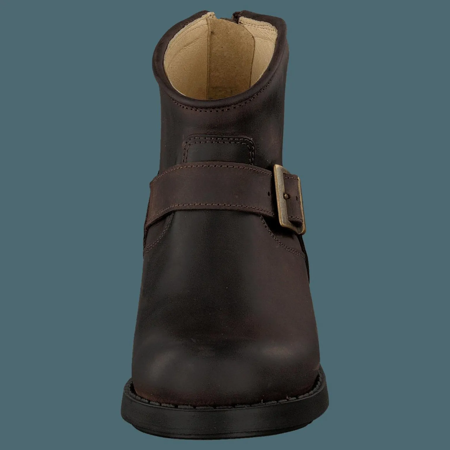 Very Low Boot Zip Back Brown/Gold