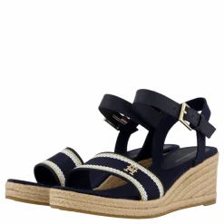 Webbing Wedge Sandal