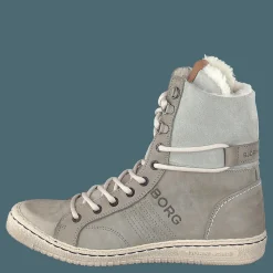 Wendy High Fur Light Grey
