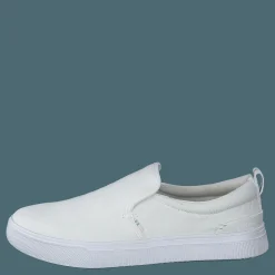 White Canvas Mn Trlt Slipon Ss White