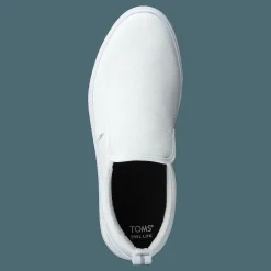 White Canvas Mn Trlt Slipon Ss White