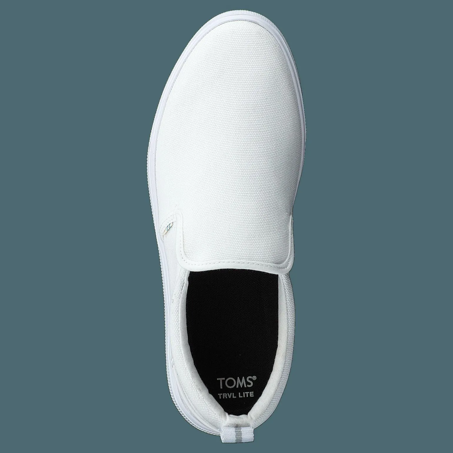 White Canvas Mn Trlt Slipon Ss White