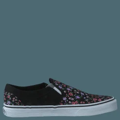 Wm Asher Ditsy Floral Black/white