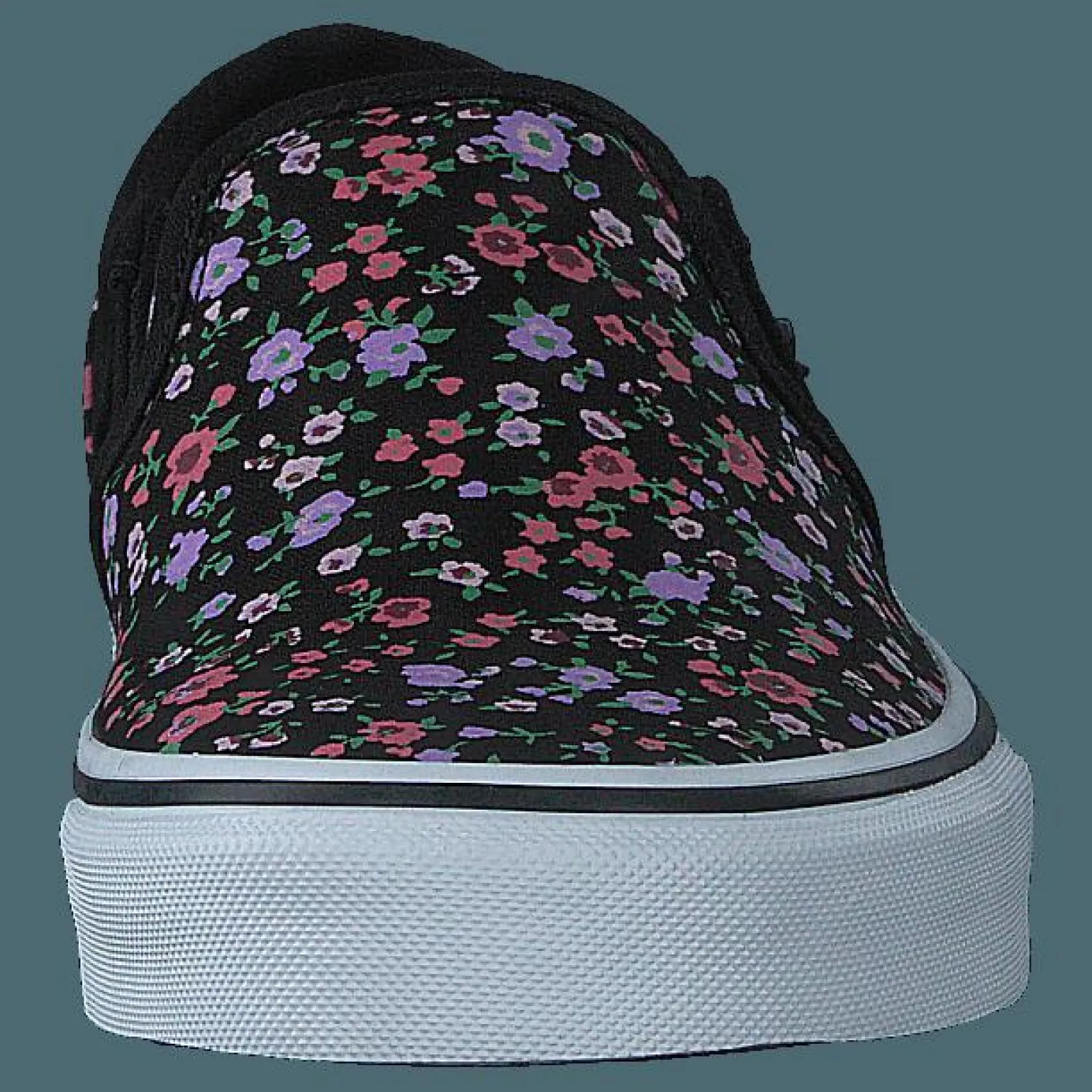 Wm Asher Ditsy Floral Black/white