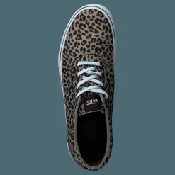 Wm Doheny Satin Leopard Brown/white