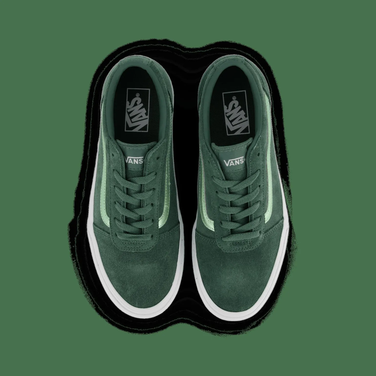 Wm Ward Metallic Suede Duck Green